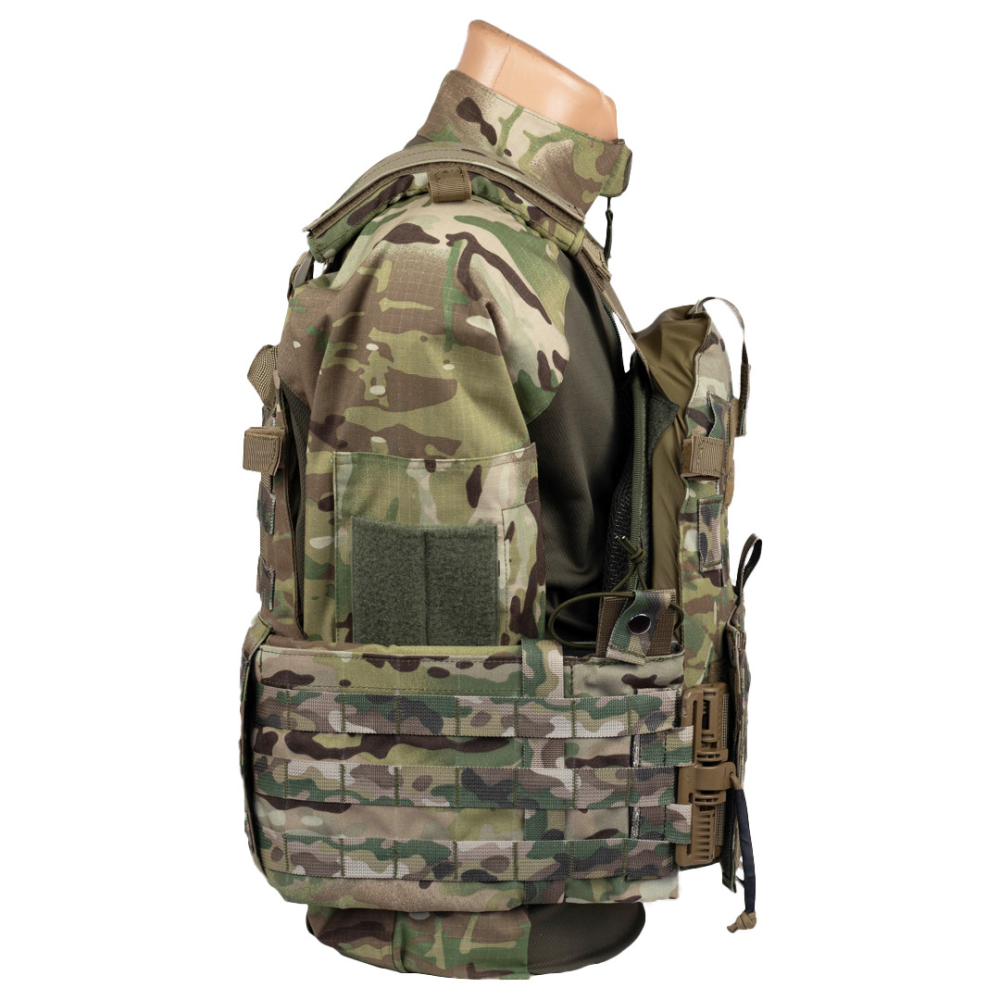 Комплект плитоноска Grad Gear 6094 QRS MultiCam + плити керамічні  NIJ 0101.06 IV